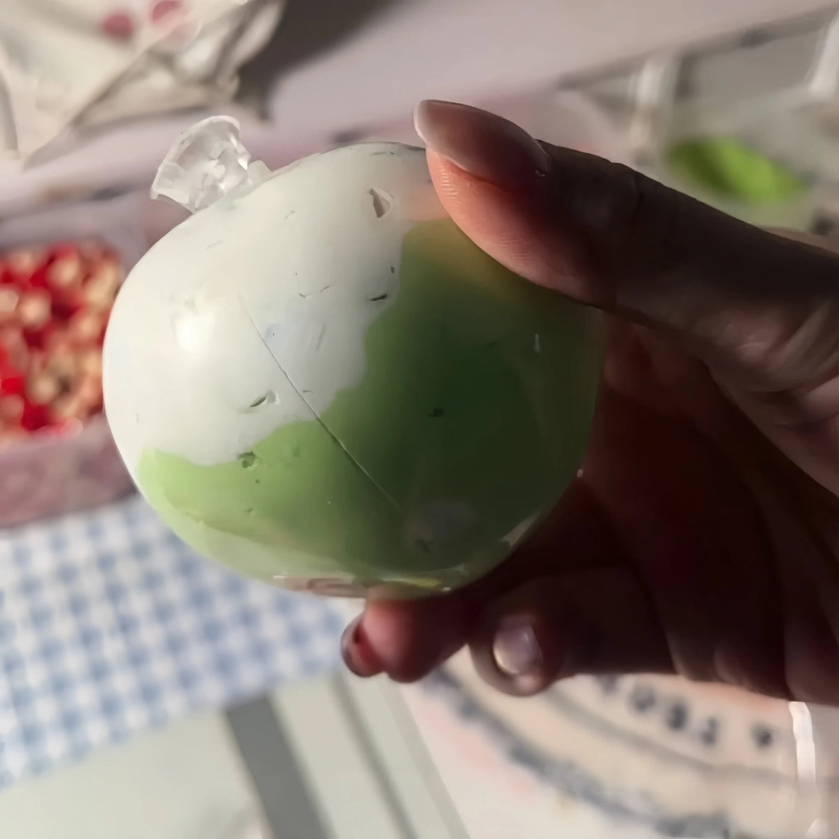 Ręcznie wykonana piłeczka squishy Apple Party