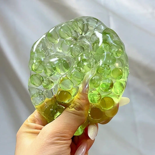 
[CHIBOKI] Colorful Candy Boba Squishy Ball - Thin Skin Malleable Stress Relief Toy