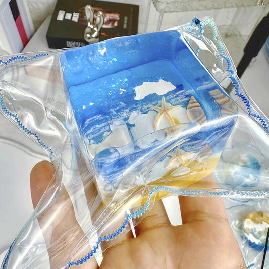 
[Clear Silicone Squishy] Summer Beach