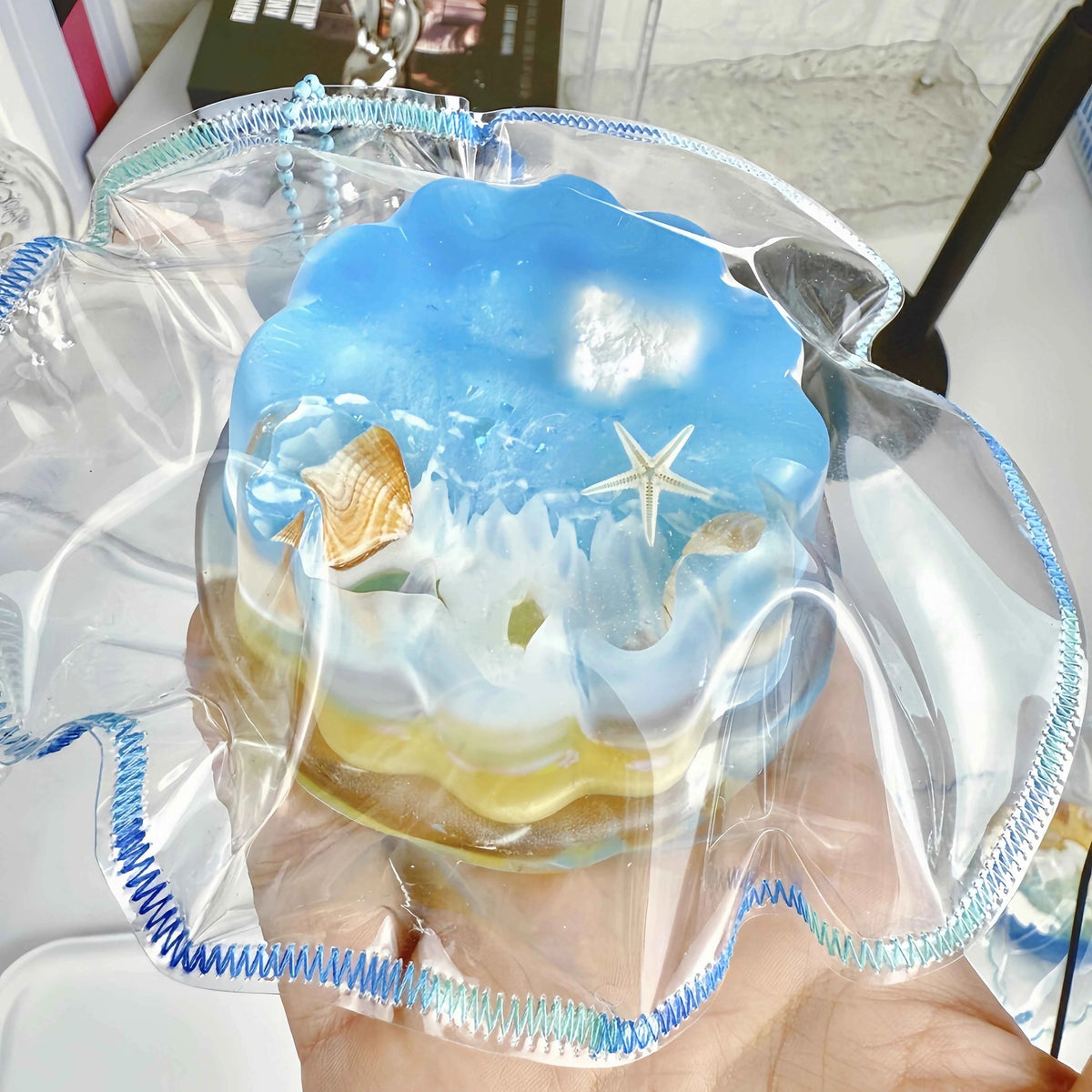 [Clear Silicone Squishy] Summer Beach