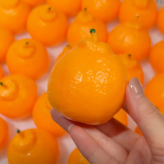 
Handmade Fruit Squishy Toys - Slow Rising Stress Relief Crunchy Dekopon