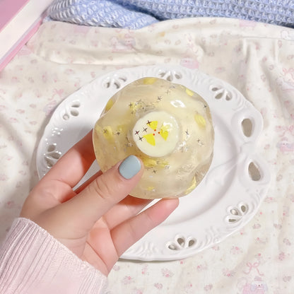 Coconut Fruit Crunchy Shell Squishy – Custard Banana Coconut
