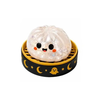 Halloweenowe gniotki bułeczki w mini koszyczkach do gotowania