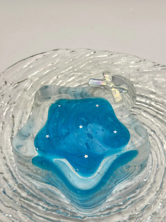 
Liquid Sand Star Bottle Squishy: Handcrafted Stress Relief