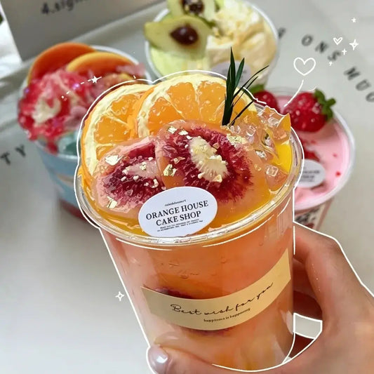 
Handmade Realistic Fruit Toast & Milk Tea Silicone Stress Relief Squishy Toy Kiwi