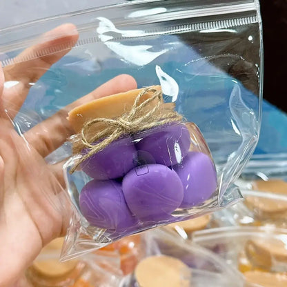 Handmade Silicone Food Squishy - Fruit Jars & Boba Tea Collection Kyoho Grape Can