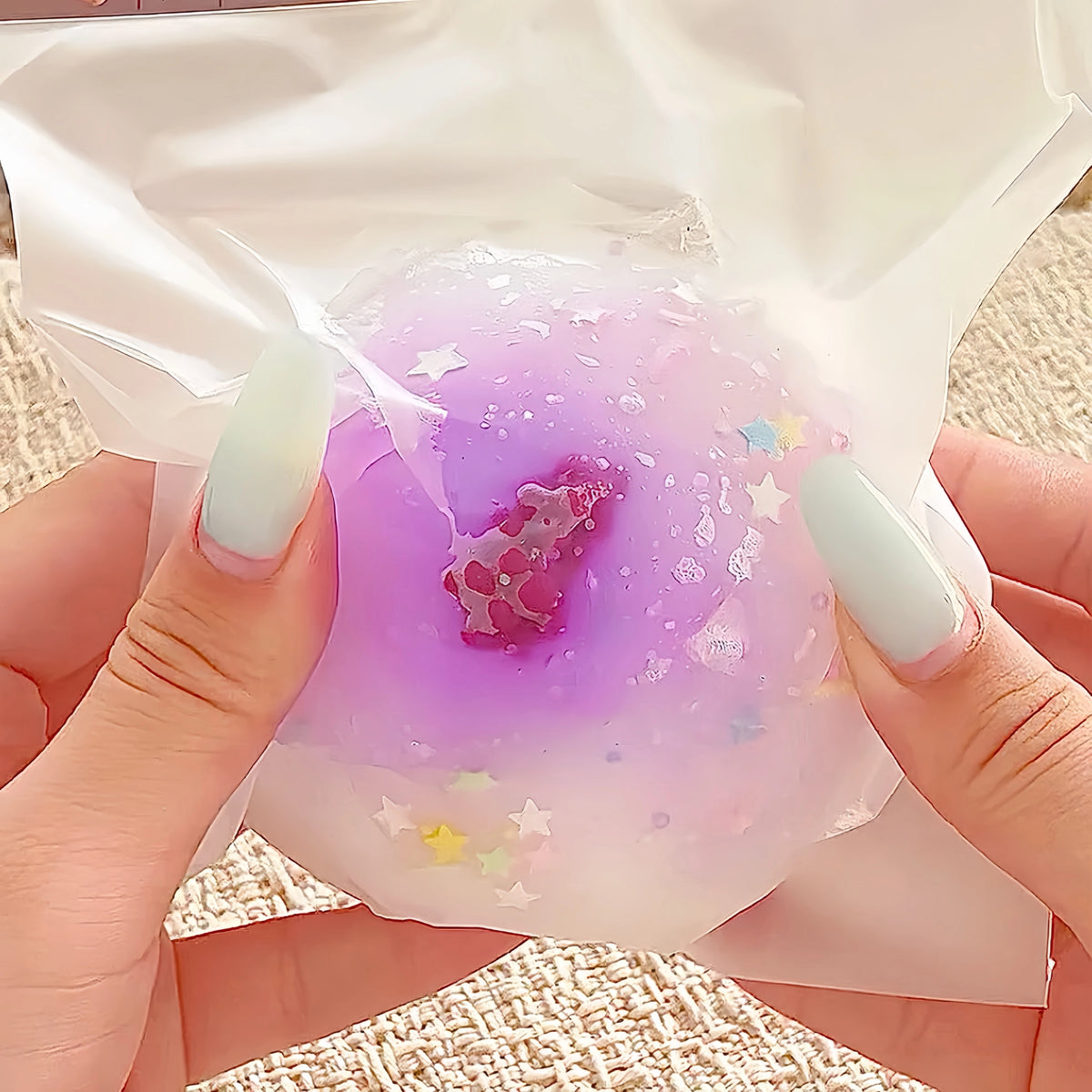 Crunchy Crust Fruit Ice Bread Squishy – Kyoho Grape Crunchy Ice Bread