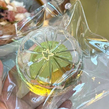 Quicksand Fruit Squishy Toy - Clear Silicone Fruit Tuotuo Series (Lime/Peach/Lemon)
