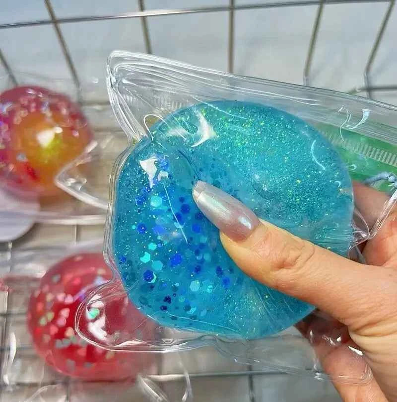 Ball-in-a-Ball Double Layer Squishy – Ocean Star