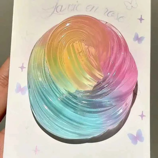 
Dreamy Rainbow Fantasy  – Handcrafted Crystal Squishy Toys
