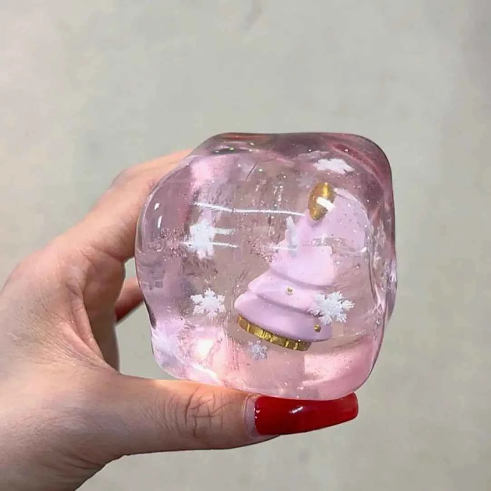 Cube Crystal Jelly Squishy – Moldable Ultra-Soft Handmade Toy