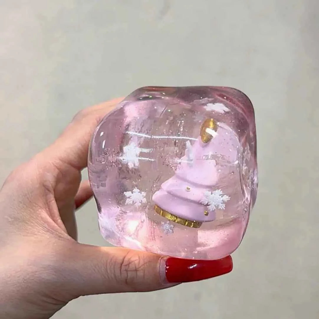 Cube Crystal Jelly Squishy – Moldable Ultra-Soft Handmade Toy