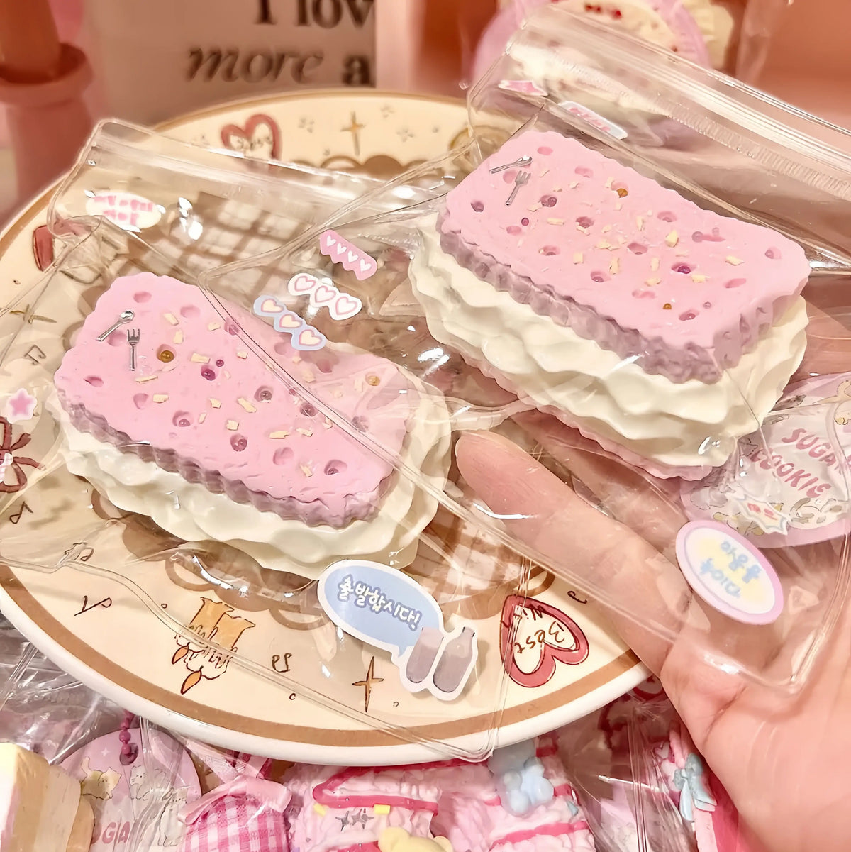 Gniotki z kwiatami: ciastka i daifuku