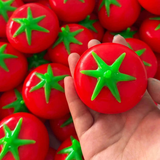 
Handmade Realistic Fruit & Veggie Squishy Collection - Stress Relief Toy