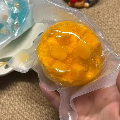 Handmade Crispy Squishy Ball - ASMR Stress Relief Fidget Toy Rich Mango Slushie
