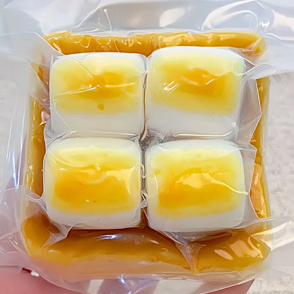 Candy-Shell Lava Toast Squishy – Roasted Marshmallow Crunchy Shell Bursting Toast