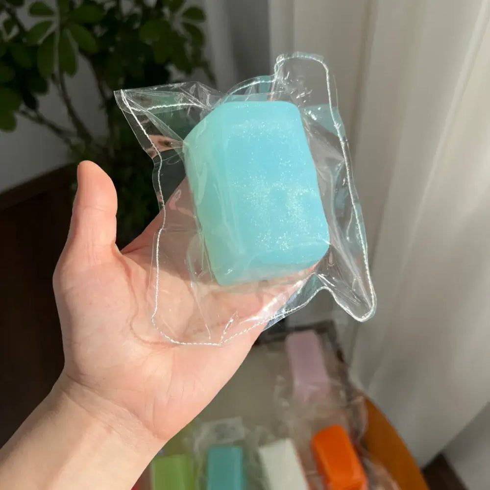 Handmade Candy & Gummy Bear Squishy Toy - Soft ASMR Stress Relief Sea Salt Hard Candy