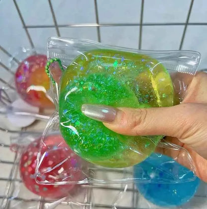 Ball-in-a-Ball Double Layer Squishy – Spring Journey