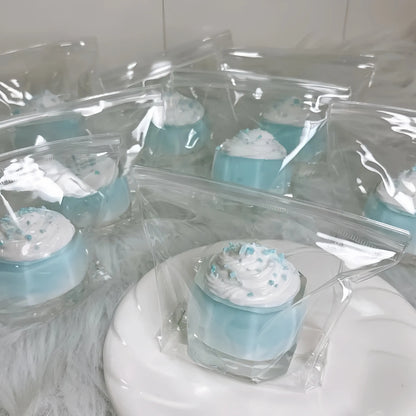 Handmade Silicone Food Squishy - Fruit Jars & Boba Tea Collection Sweet & Cool Sea Salt Cup (1 pc)