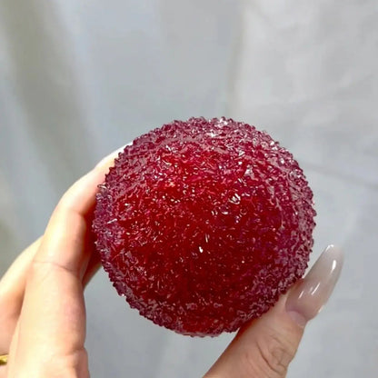 [CHIBOKI]Handcrafted Ice Slush Stress Ball – Unique Squeeze Toy, Ideal Gift for Summer Relaxation Waxberry Slushie
