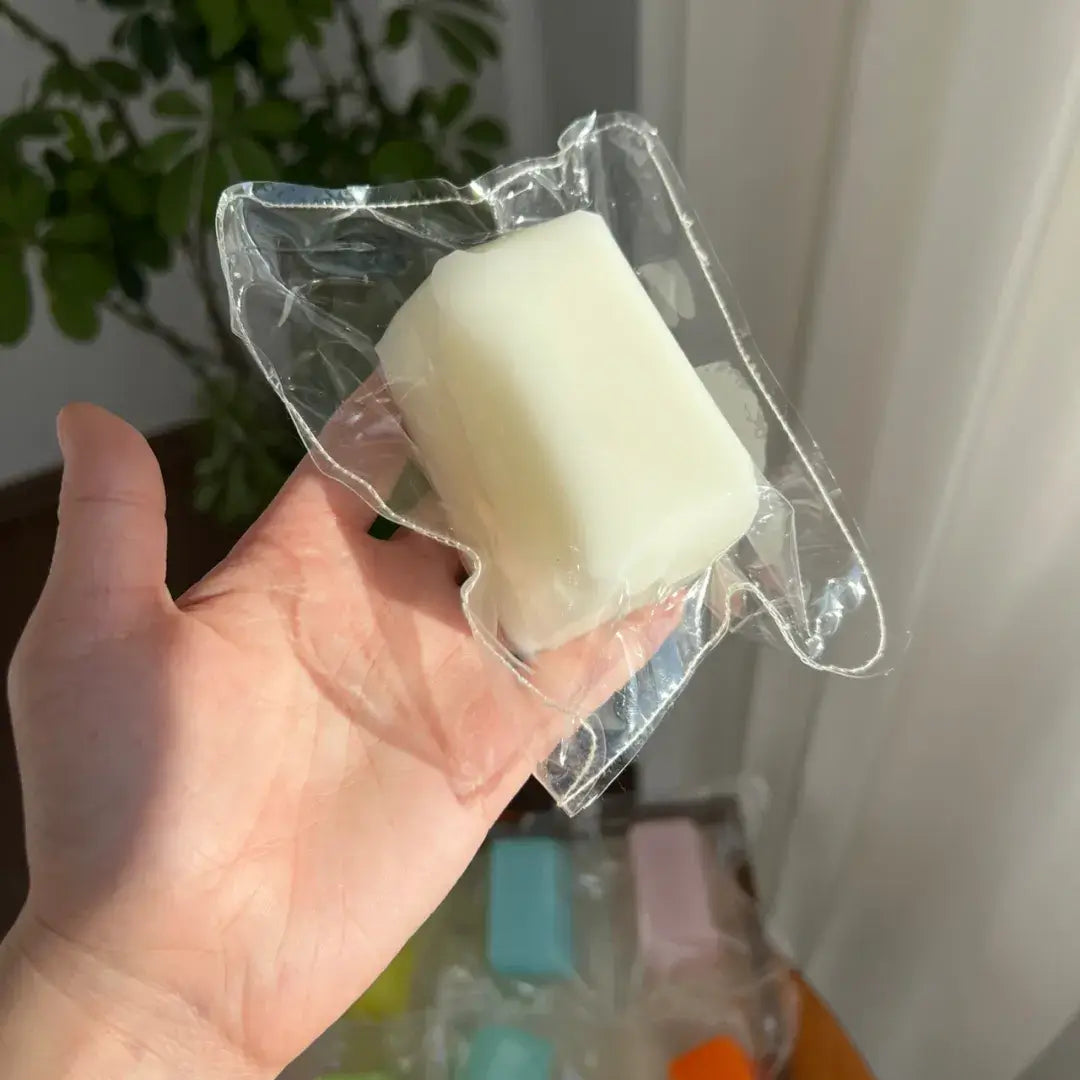 Handmade Candy & Gummy Bear Squishy Toy - Soft ASMR Stress Relief White Rabbit Milk Candy