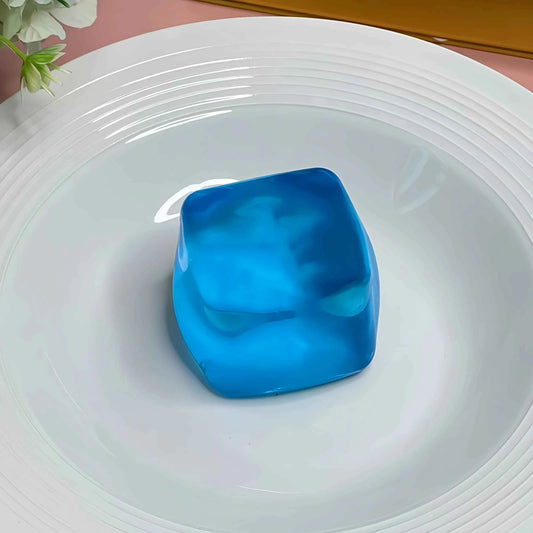 
[CHIBOKI]Blue Transparent Crystal Ice Cube Squishy