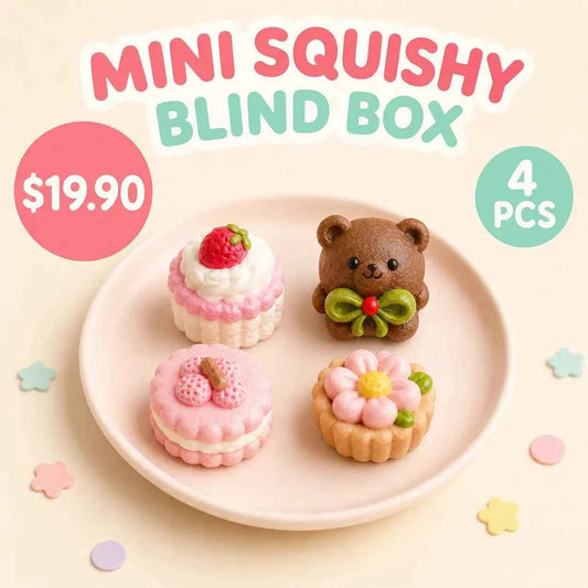 
October Bonus Gift — 4 Mini Squishies