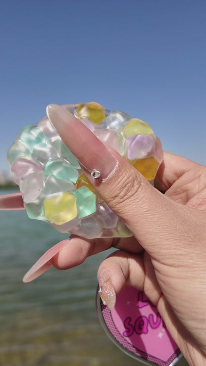 Ręcznie wykonane perłowe piłeczki squishy CHIBOKI